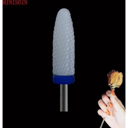 White Ceramic-20Pcs- Nail Drill Bit - Remove Foot Calluses - Ceramic - M(0182.060)