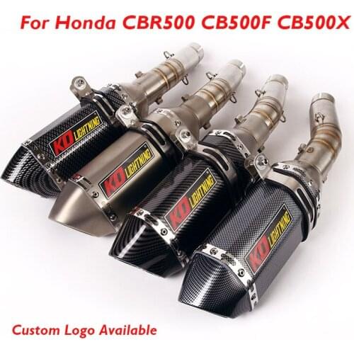 CBR500 CB500F CB500X Motorcycle Exhaust Muffler Tip Connection Link Pipe for Honda CBR500 CB500X CB500F 2013-2019