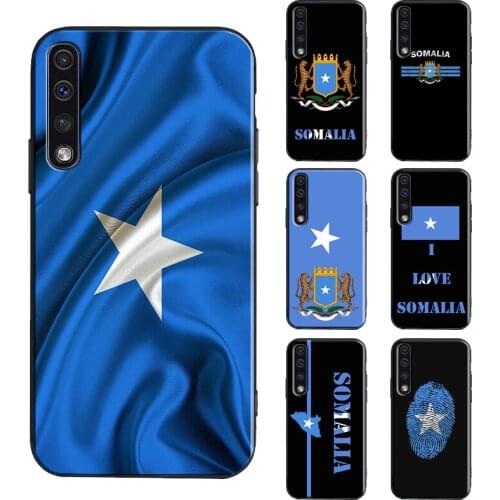 Somalia Flag Coat Of Arms Phone Case For Samsung A71 A51 A31 A11 A21S A20e A70 A50 A40 A10 A20 S A12 A32 A42 A52 A72