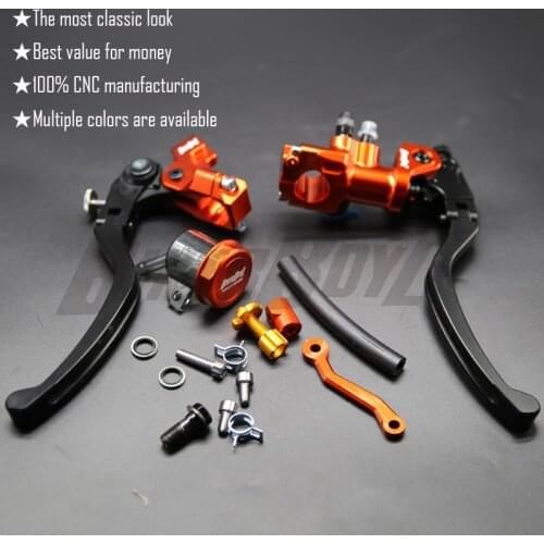 CNC 17.5 RCS Motorcycle Brake Master Cylinder Cable clutch Radial Brake Pump 22mm Universal For Honda Yamaha Kawasaki Suzuki