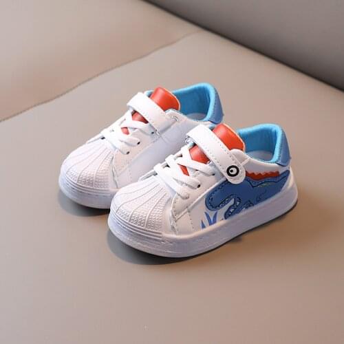 2021 Children Unisex Autumn New Casual Soft Shoes Sports Shoes Anti-Slippery Cartoon Sneakers Fashion Kids Shoes 1-6Years