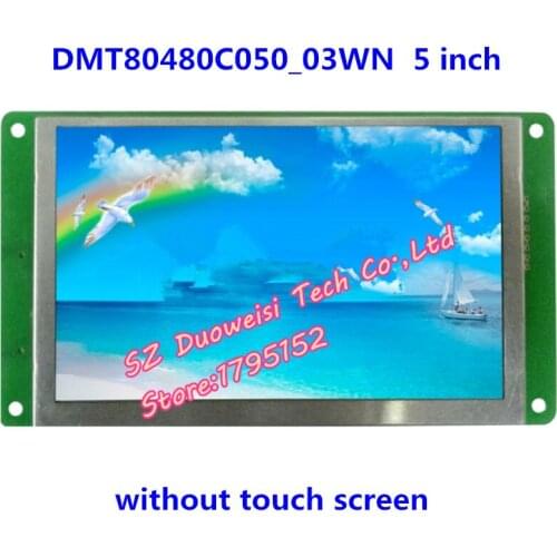 DMT80480C050_03WN 5-inch display screen DGUS serial LCD non-touch screen LCD module