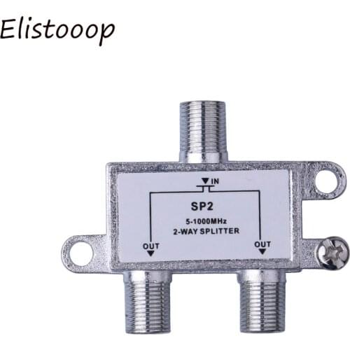 2 Way Satellite Splitter TV Cable Satellite Splitter HD Signal Cable ANT SAT TV Signal Mixer Digital Satellite Combiner Diplexer