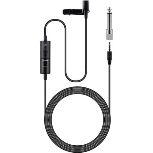 EM1 Lavalier microphone Clip-On Mic for Smartphones DSLR Camcorders PC Mixer etc Omni-directional condenser microphone Cable 6m