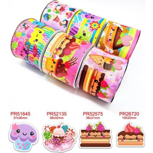 Characters cartoon printed grosgrain ribbon 42673