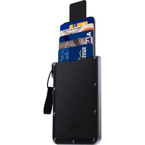 2020 new portable ultra-thin credit card holder draw design invisible personality ID card holder business card holder card