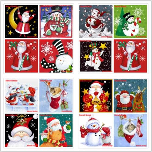 2019new style christmas gift diamond painting full square/round diy diamond mosaic sale christmas decor gift for friend and home