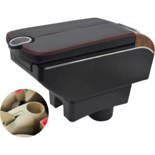 Car Chery Fulwin 2 armrest storage box auto interior Leather car-styling central container Store content box accessories parts