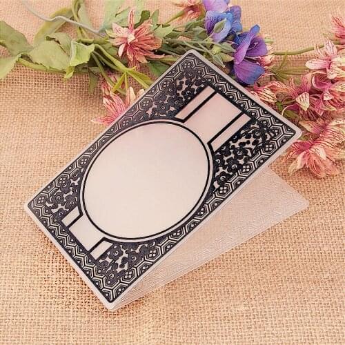 Invitation Cards Embossing Folders Plastic Halloween Scrapbooking DIY Template Fondant Cake Photo Album Christmas Card Making