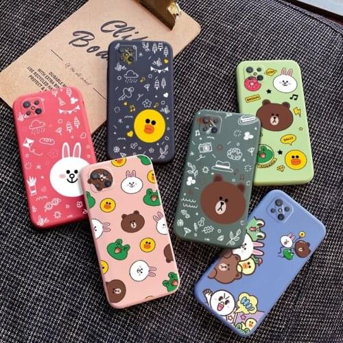 For OPPO A77 A79 A83 A91 A92 A92S A94 4G A94 5G Cartoon animal case anti falling protective sleeve
