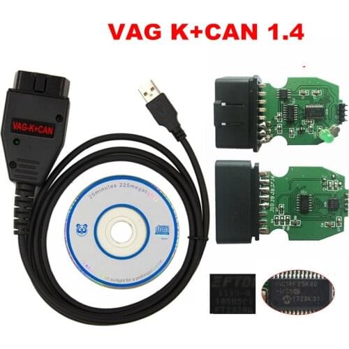 Drop Ship For Vag K+can Commander 1.4 Pic18f25k80 Ftdi Ft232rq Chip For Au-di/v-w/sko-da/seat Vag K+can 1.4 K-line Commander