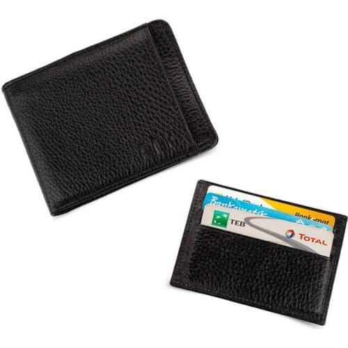 Bifold Genuine Leather Mens Wallet with Extra Card Holder and Coin Pouch Leather Coin Pocket Wallet for Men Horizontal Wallet