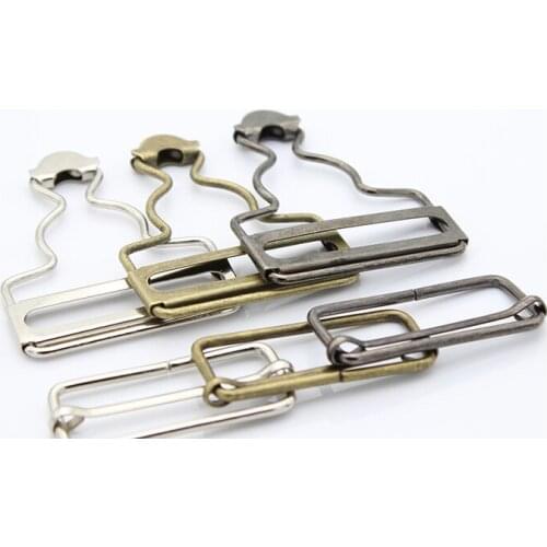 Bib pants buttons gourd buckle metal button denim bib pants adjust buckle suspenders buckle 10sets/pack