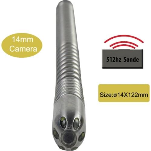 Replacement 14mm 512Hz Transmitter Built-in Camera Head For Sewer Drain Pipe Inspection Camera Repair Sonde Pipe Locator