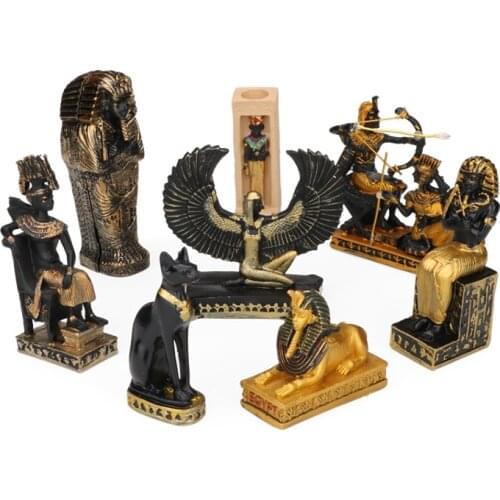 Resin figure Psychological sand table Egyptian mummy Cleopatra Sphinx