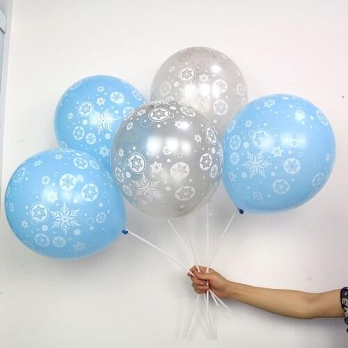 Snowflake Latex Balloons 50pcs 12inch Christmas Decor Air Globos Home Decor Birthday Wedding Party Supplies Ballon Child Gift