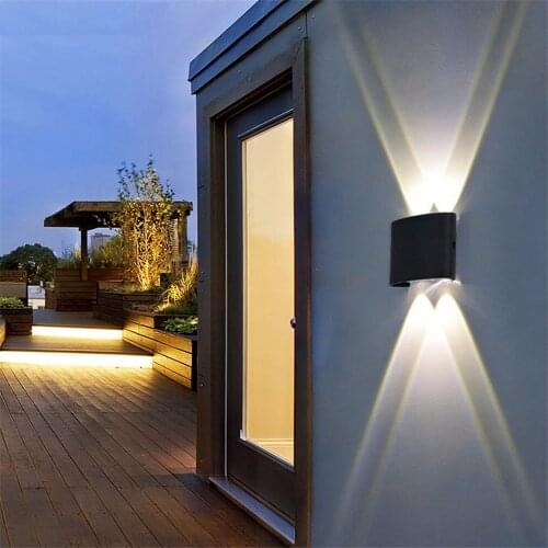 LED Wall Light Outdoor Waterproof IP65 Modern Nordic Indoor sconce Lamp Living Room Porch Garden Lamp 2W 4W 6W 8W 12W NR-69