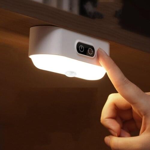 LED Night Light Sensor Control Light Bedroom Decoration 2.4W Sensor Light Staircase Kitchen Childrens Decorative Light Lighting