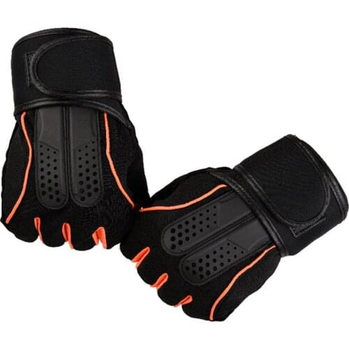 Bicycle Half-finger Gloves Non-slip Breathable Wear Resistant Fitness Cycling Exercise Gym Outdoor Gloves Luva Motociclista