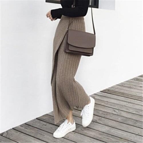 WICCON Knitted Pencil Skirts