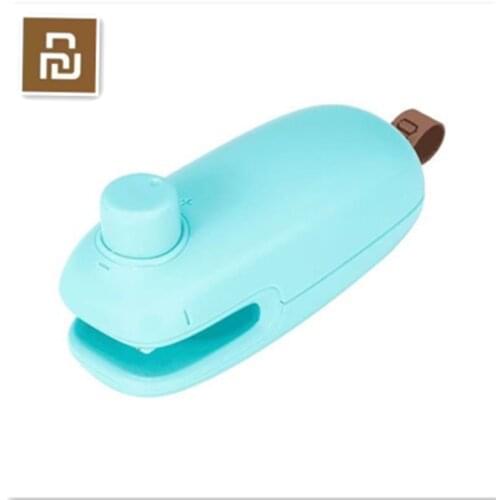 Xiaomi Youpin 90 Fun Mini sealing machine hand pressure portable heating plastic packaging machine vacuum food sealing device