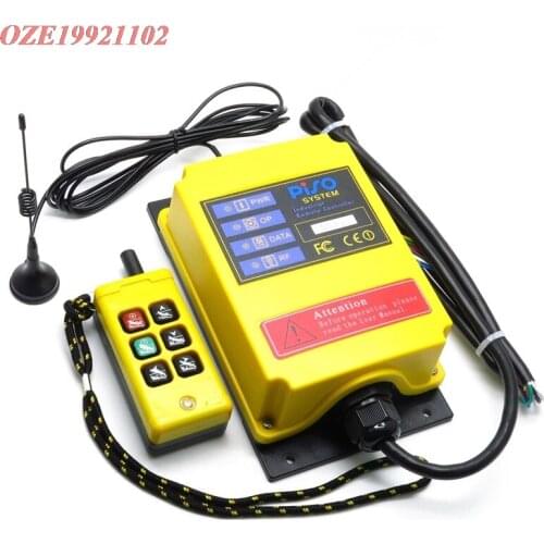 1PC Lifter/Hoist Industrial wireless remote control 3000M Distance DC 12V 24V AC 36V 220V 380V 6 Buttons For TX 430~440MHz