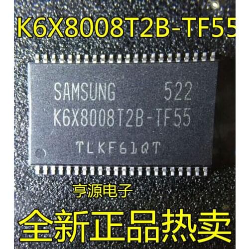 100% New&original K6X8008T2B-TF55 K6X8008C2B-UF55 TSOP