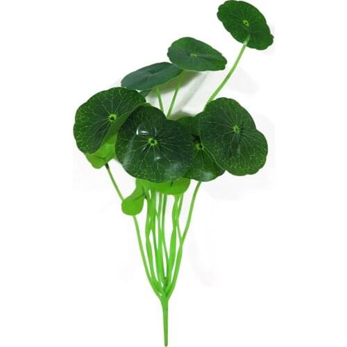 12 Fork DIY Simulation Plant Small Lotus Leaf Office Garden Home Decoration