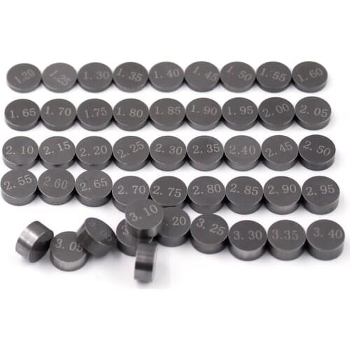 47pcs Motorcycle Engine Parts Adjustable Valve Shim 7.48mm Valve Shim Refill Kit For Honda Suzuki Yamaha Kawasaki ER6N