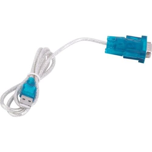 500set/lot CH340 USB to RS232 COM Port Serial PDA 9 pin DB9 Cable Adapter Male to Male M/M For PC PDA GPS Support Windows7 8