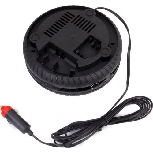 260PSI DC 12V Auto Car Pump Mini Tire Inflator Air Pressure Gauge Compressor