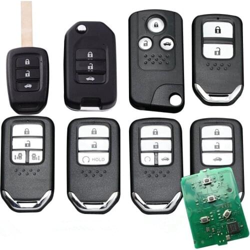 Car Keyless Smart Remote Key 433Mhz for Honda Accord CRV Civic CR-V FIT Odyssey City Jazz XRV Vezel HRV URV Intelligent Remote