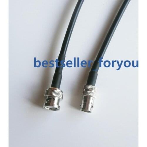 BNC Q9 Male Plug To BNC Q9 Female Jack RF Pigtail Coaxial Jump RG58 Cable 30cm 12inch