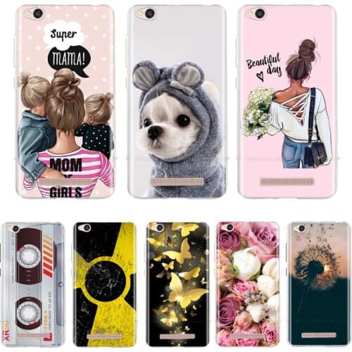 For Redmi 4A Case For Xiaomi Redmi4A Silicone TPU Protective Cover Cartoon Phone Case on for Xiaomi Redmi 4A 4 A Redmi4A Cases