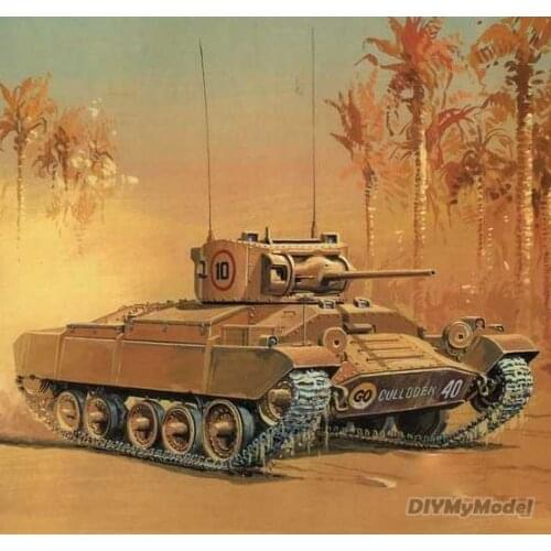 DIYMyModeI UK Valentine valentine infantry tank DIY Handcraft Paper Model KIT Handmade Toy Puzzles Gift Movie props