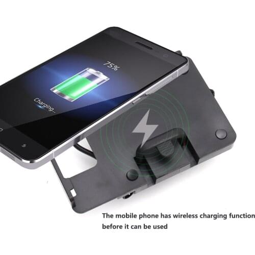 For BMW R1200GS R1250GS F700GS F800GS F750GS F850GS CRF1000L 12MM Motorcycle GPS mobile phone holder wireless/USB fast charger