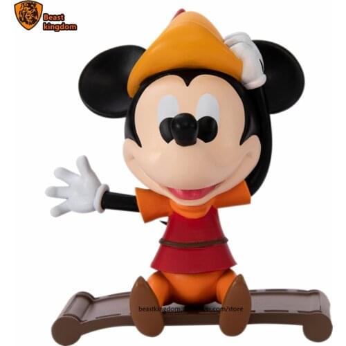 Beast kingdom Disney Genuine Mickey 90th Roginhood Mickey MINI EGG ATTACK SERIES Garage Model Kits Collect gifts Toy Figures