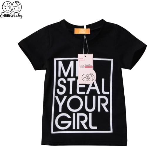 Summer new casual kid short sleeve T-shirt Toddler Baby Kids Boy Girls T-Shirt Cotton Tee Shirt Clothes fashion kid top clothes