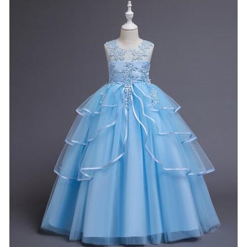 Baby Girls 2021 Summer Clothes Kids Dresses For Girls Clothing Elegant Party Evening Dress Wedding Princess Dress 7 10 12 Years