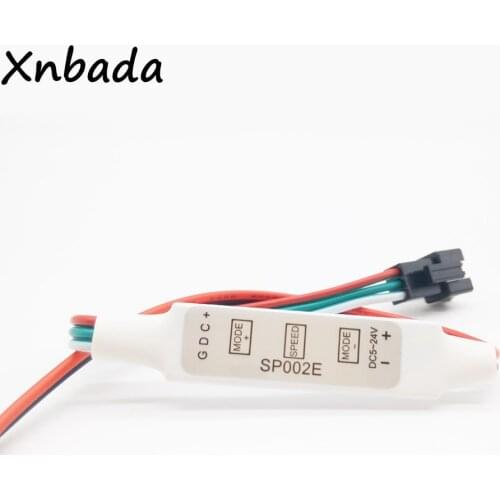 SP002E Mini 3 Keys RGB Led Controller For DC5-24V Pixels Dream Color WS2811 WS2812B UCS1903 16703 Led Strip Light