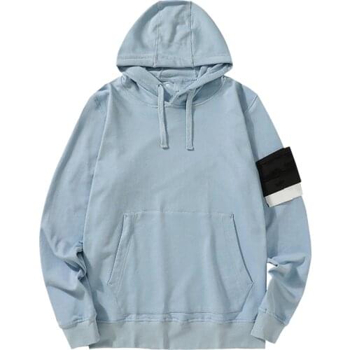 2021 new mens sweater jacket lengthened hooded pullover line hip-hop street jumper rock basic classic