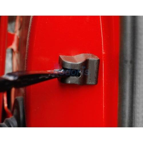 For Mitsubishi Outlander 2013-2019 Door Anti Stop Buckle Overlay Caps Anti Rust Auto Styling Accessories