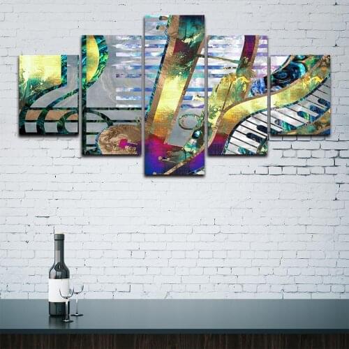 No Frame Wall Art HD Prints Canvas Painting Music Art Collage Poster Pictures Nordic for Living Room Home Bar Decor