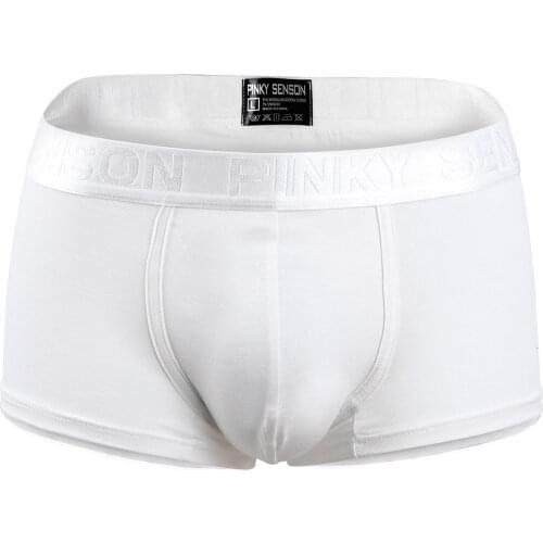 2021 Men 's Modal Boxer Shorts Thin Breathable Youth Undergarments Solid Color Trend Male Underwear U Convex Pouch Pants