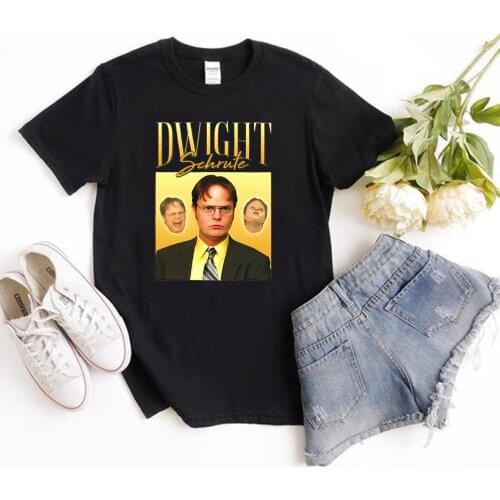 The Office T Shirt Dwight Schrute Farms Shirt Men Women Unisex Baggy Boyfriend Shirt Women Top Summer Casual Tees Graphic Shirts