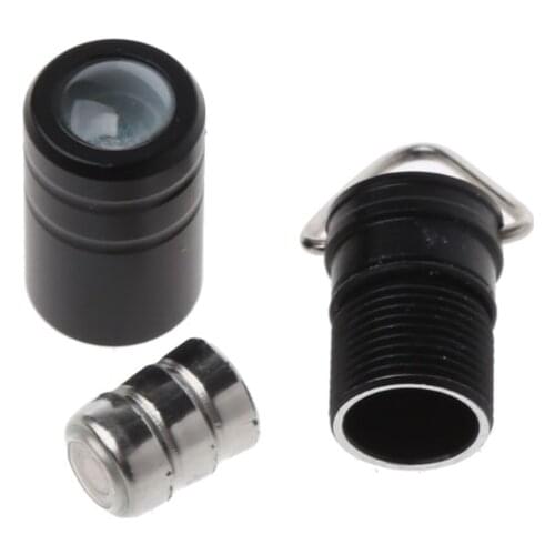 Protable Super Tiny Keychain Flashlight Smallest Bright Key Ring Light Torch Q0KE