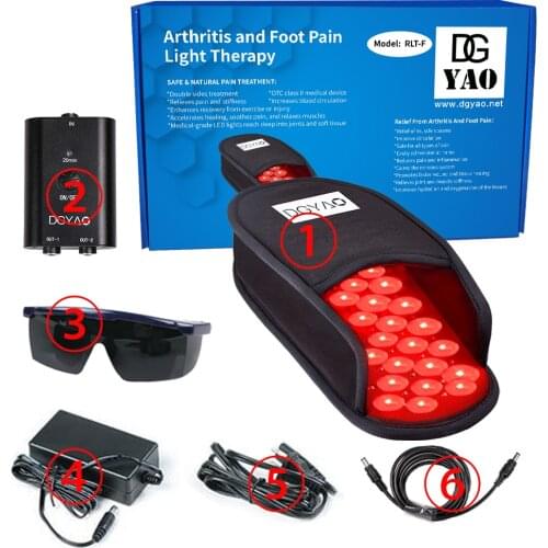 Physiotherapy Apparatu Slipper Red Light Therapy Home Use Portable Wearable Infrared Light Device for Arthritis Foot Pain Relief