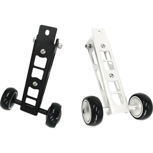 Portable Bike Easywheel Aluminum Alloy BMX Pushing Wheel Folding Bike Bicycle Rear Easy Wheels for Birdy Bike Stand Accessories