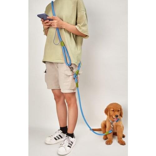 Dog harness, Pet leash, multi-functional running leash, shoulder strap, dog leash, free hands Dog supplies