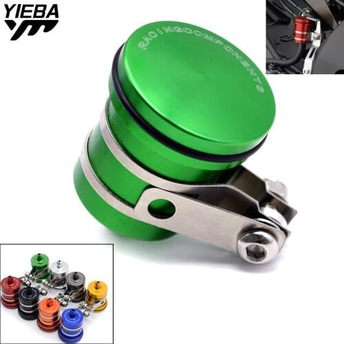 Motorcycle Brake Fluid Reservoir Tank Oil Fluid Cup FOR HONDA YAMAHA Kawasaki ZX6R ZX7R ZX10R ZX14R NINJA650R Z800 Z1000 Z900RS